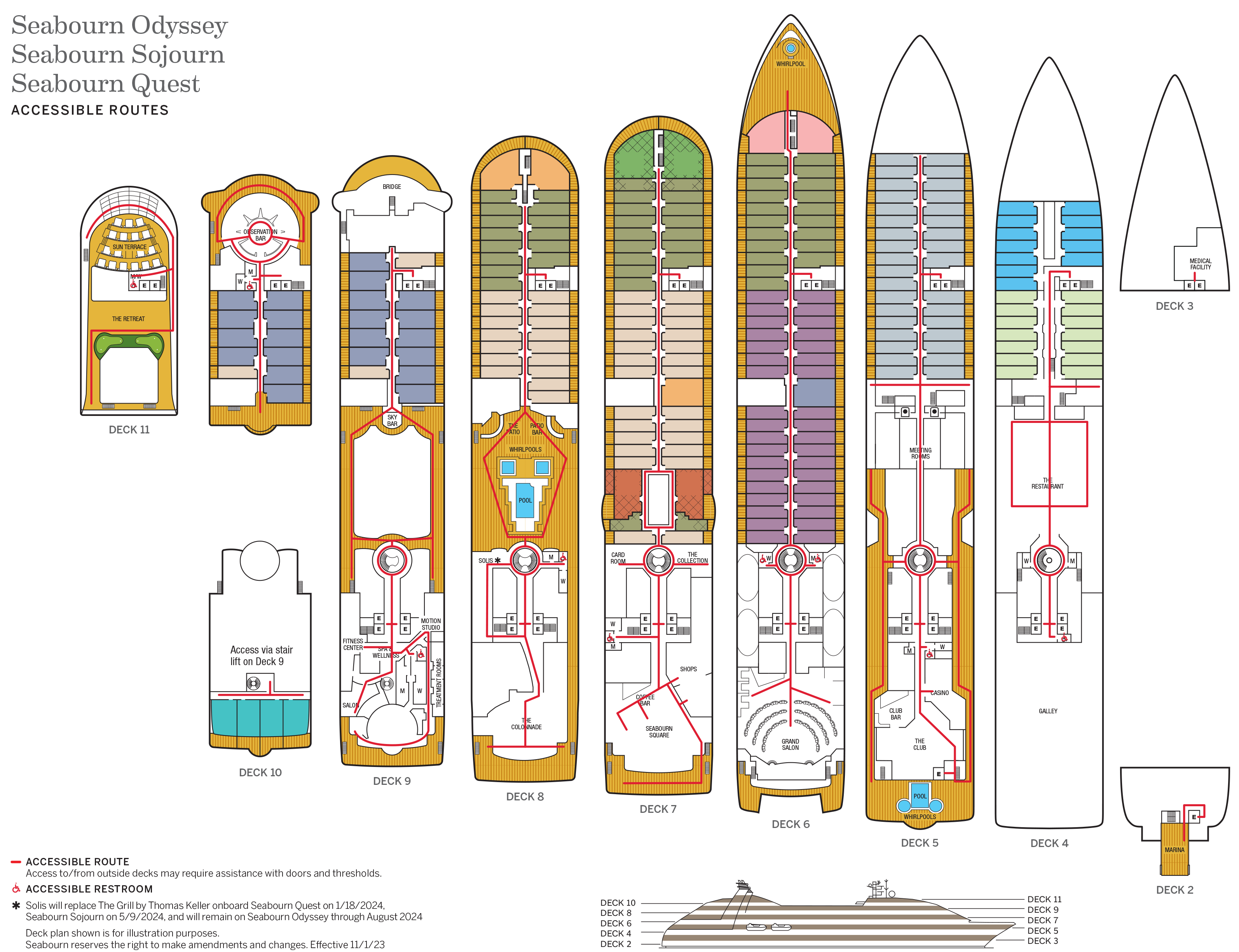 Pursuit and Venture Deck Plans