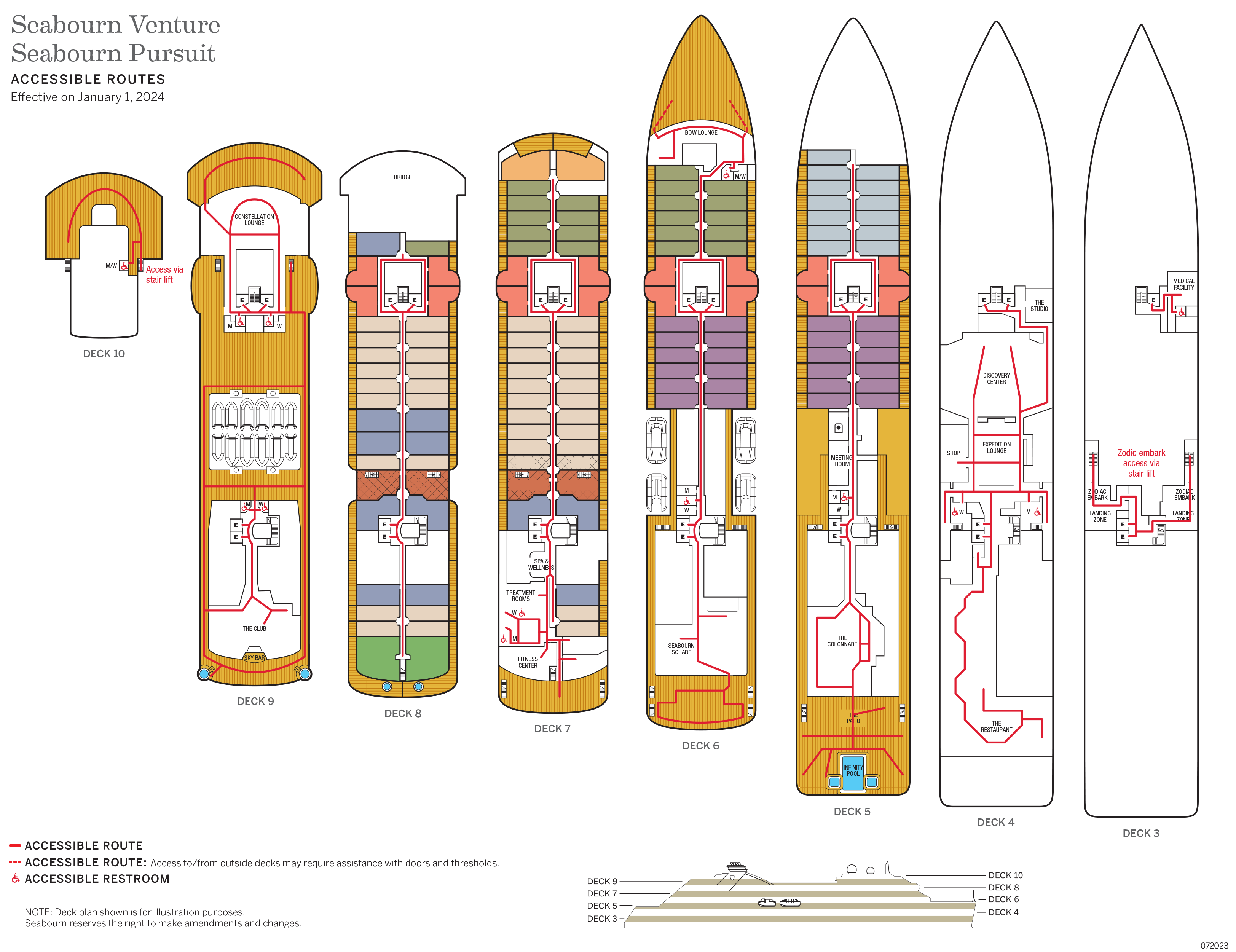 Pursuit and Venture Deck Plans