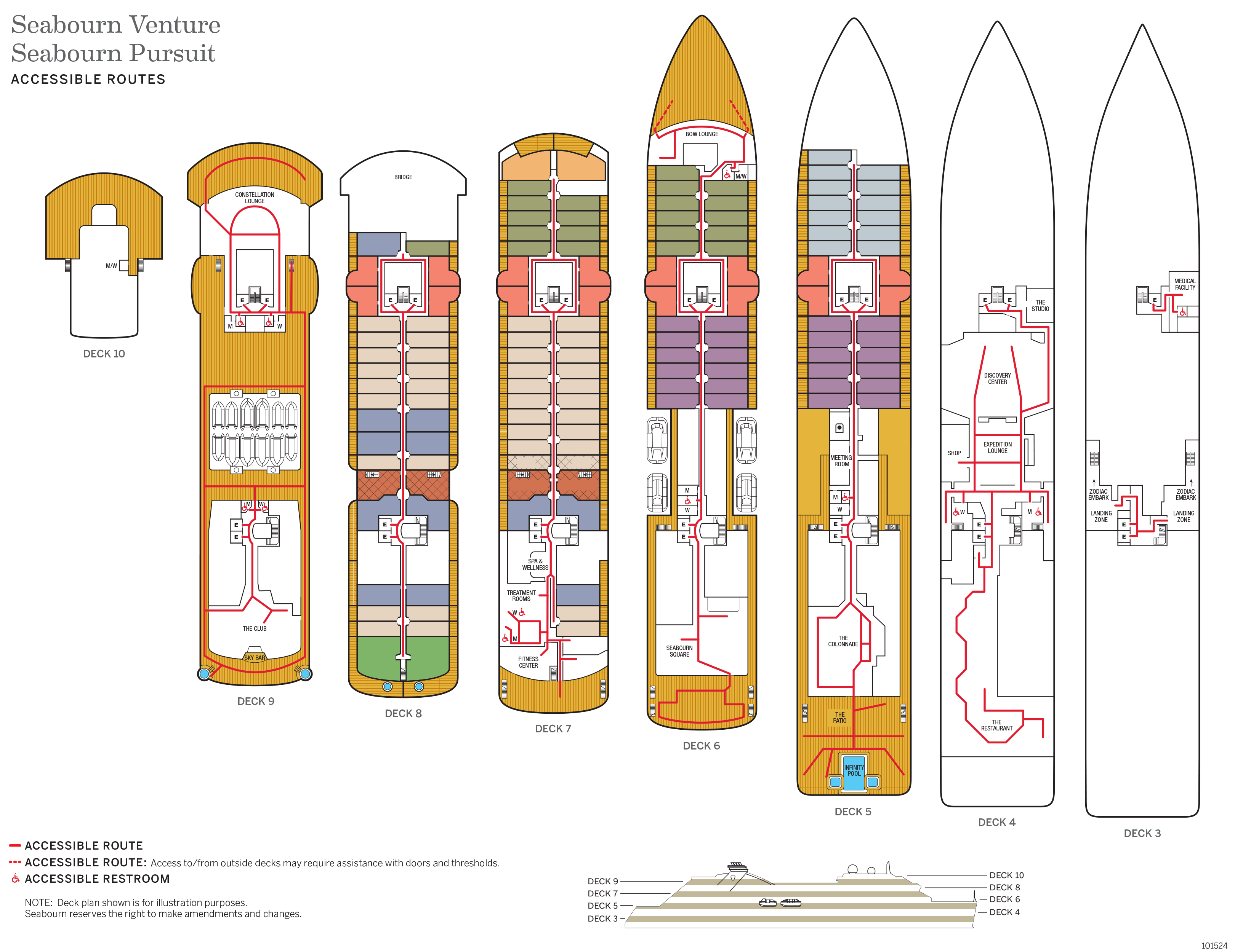 Pursuit and Venture Deck Plans