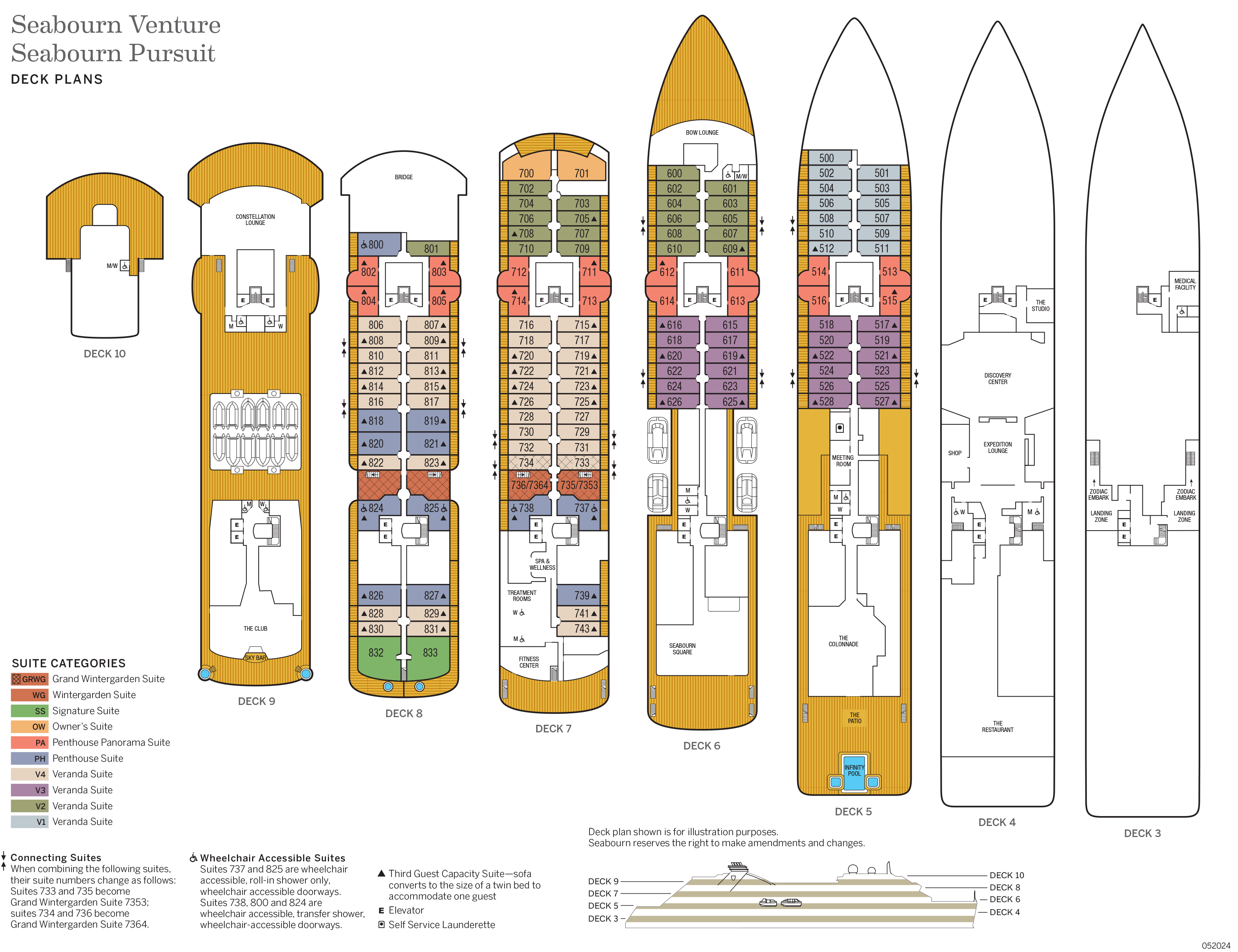 Pursuit and Venture Deck Plans