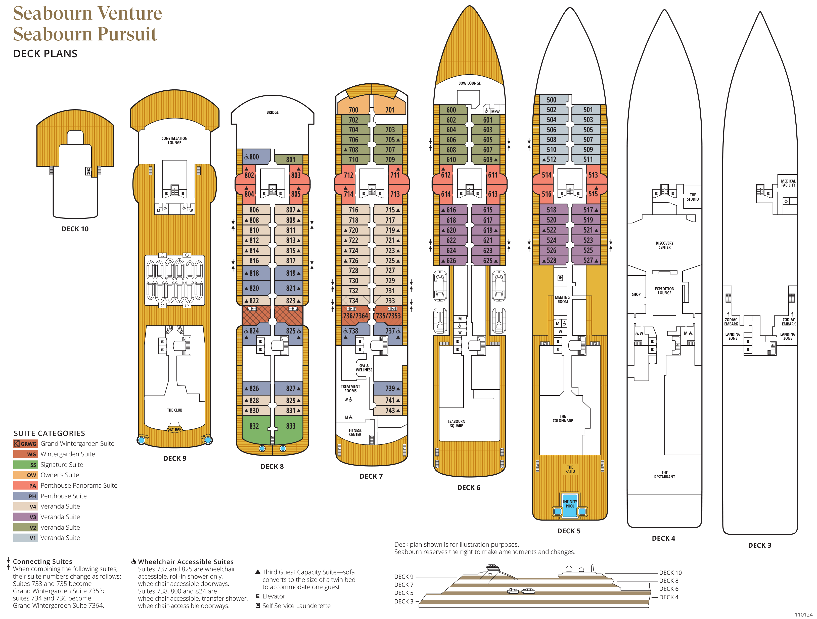 Pursuit and Venture Deck Plans