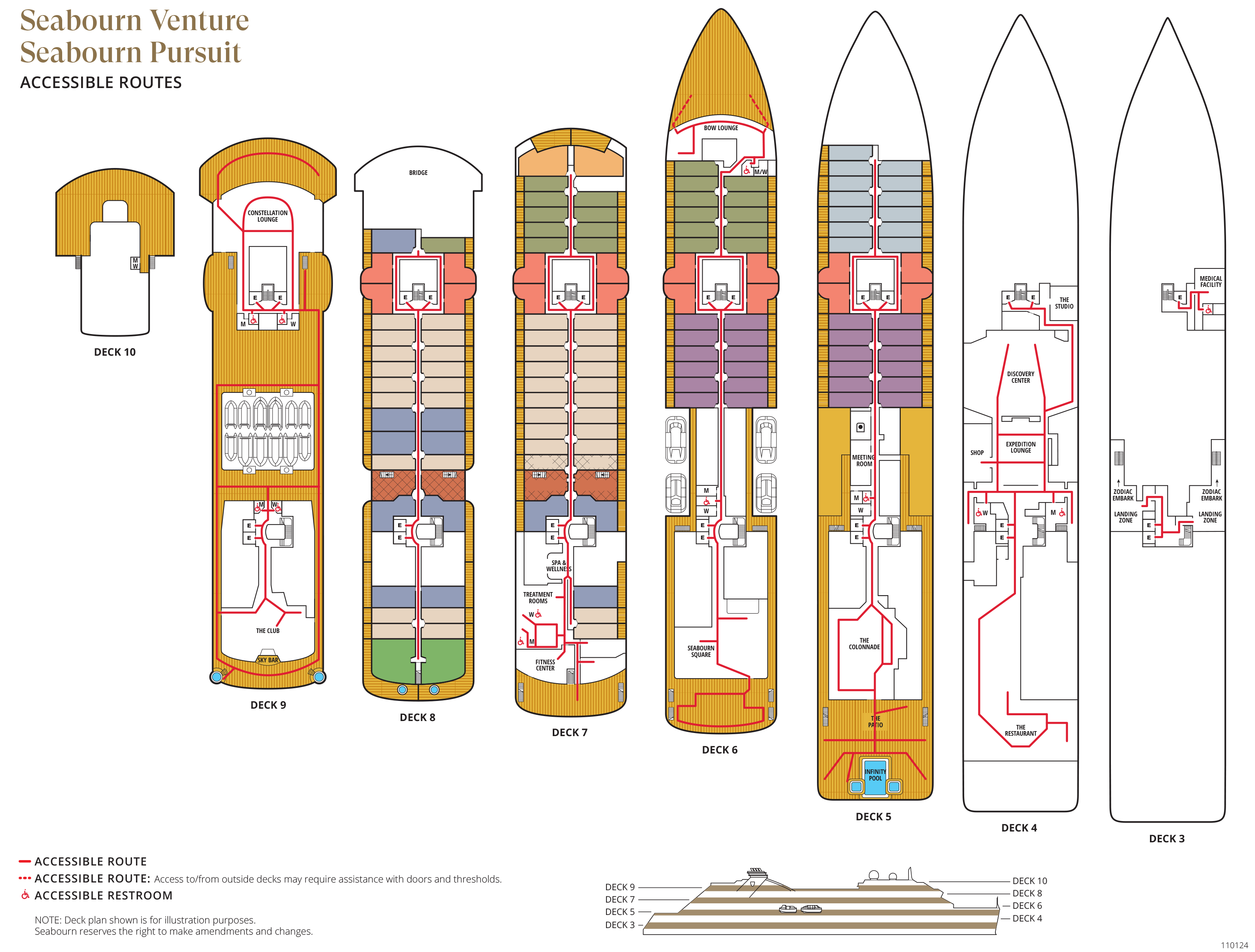 Pursuit and Venture Deck Plans