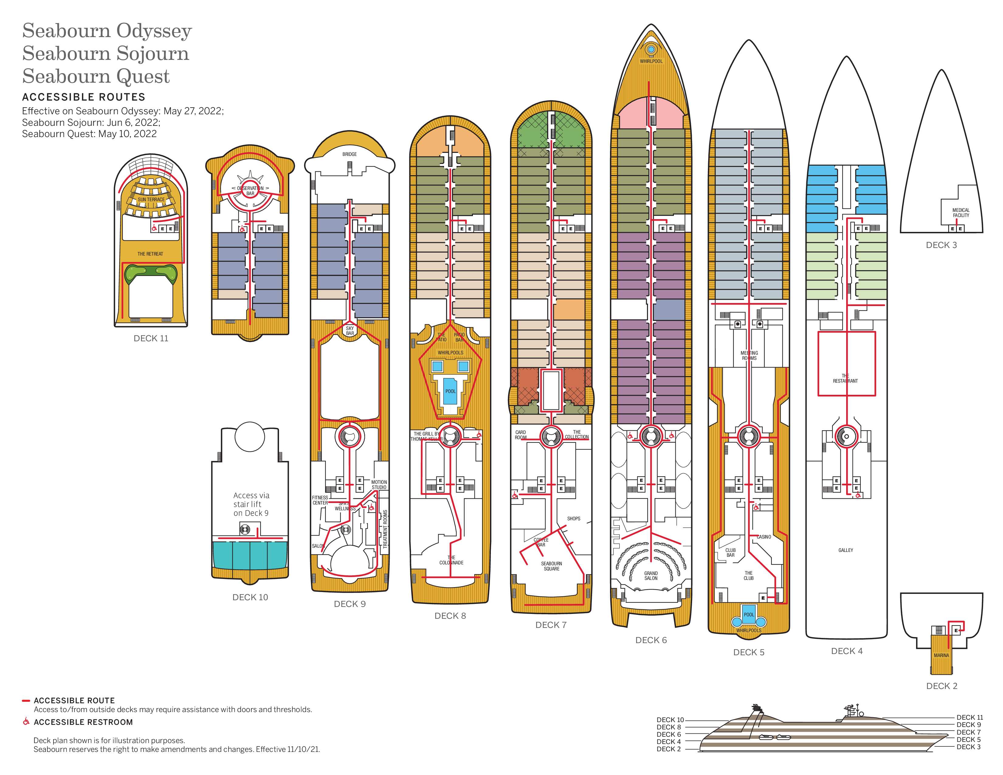 Pursuit and Venture Deck Plans