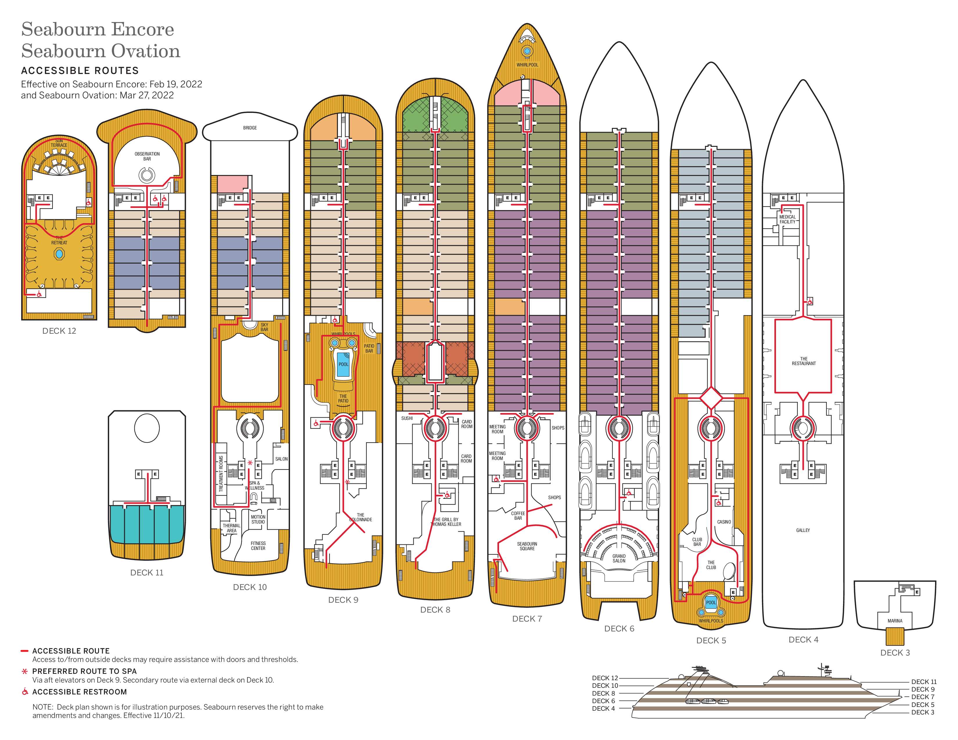 Ovation Deck Plans