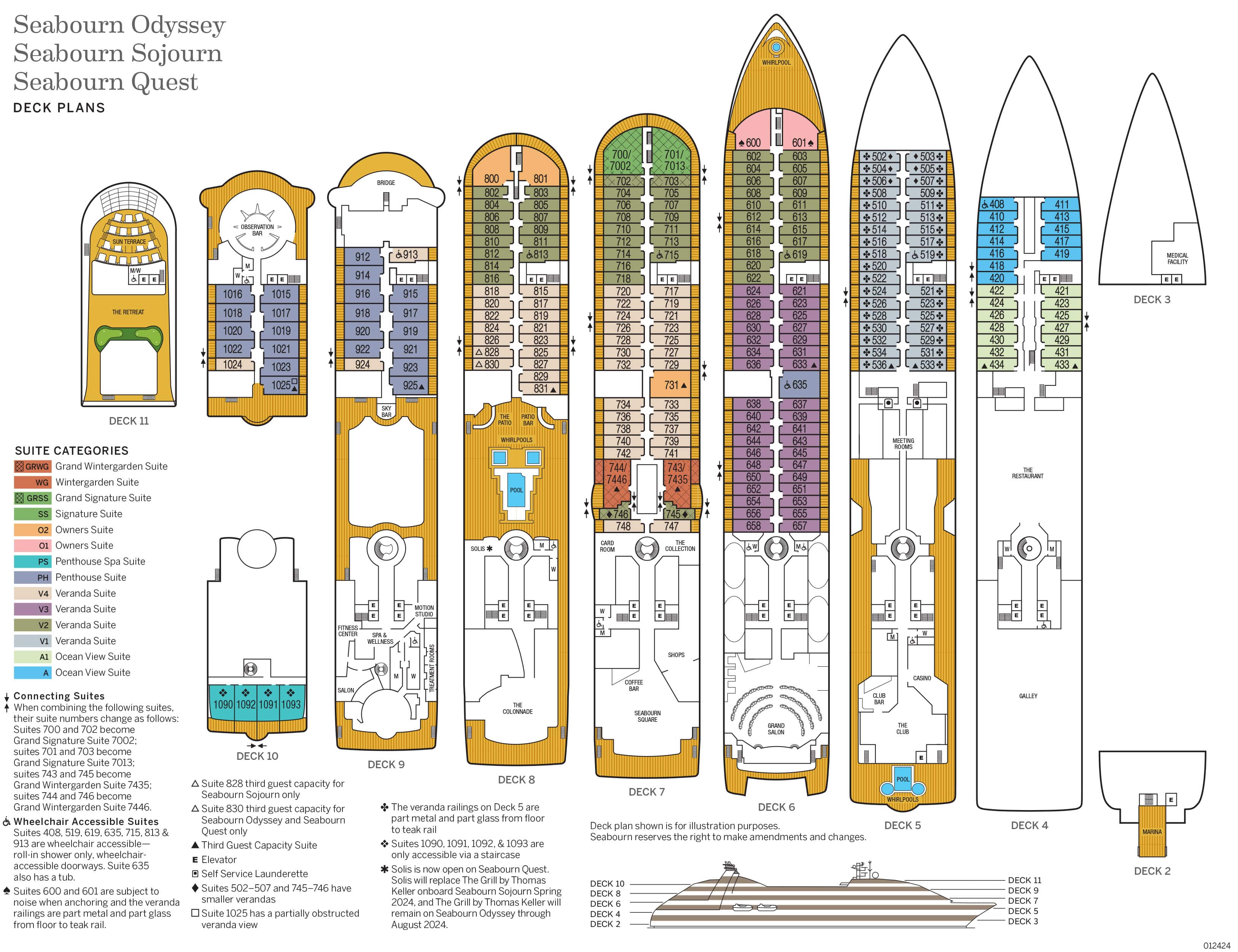 Odyssey Deck Plans